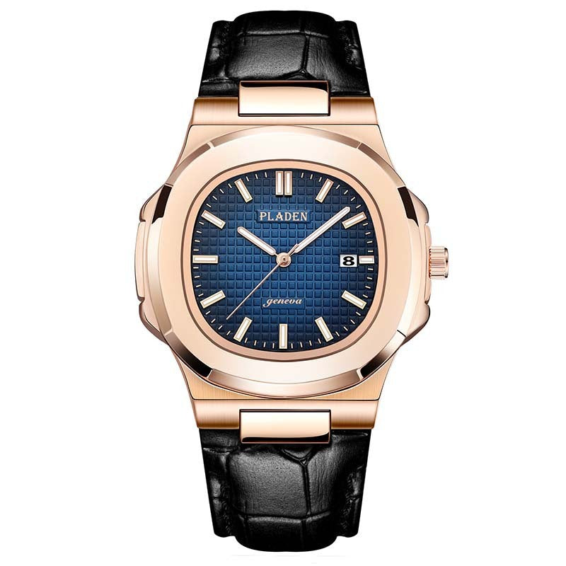 Classic Waterproof Quartz Watch – Stainless Steel, Elegant Design for Men