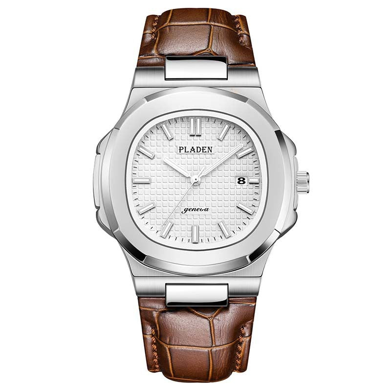 Classic Waterproof Quartz Watch – Stainless Steel, Elegant Design for Men