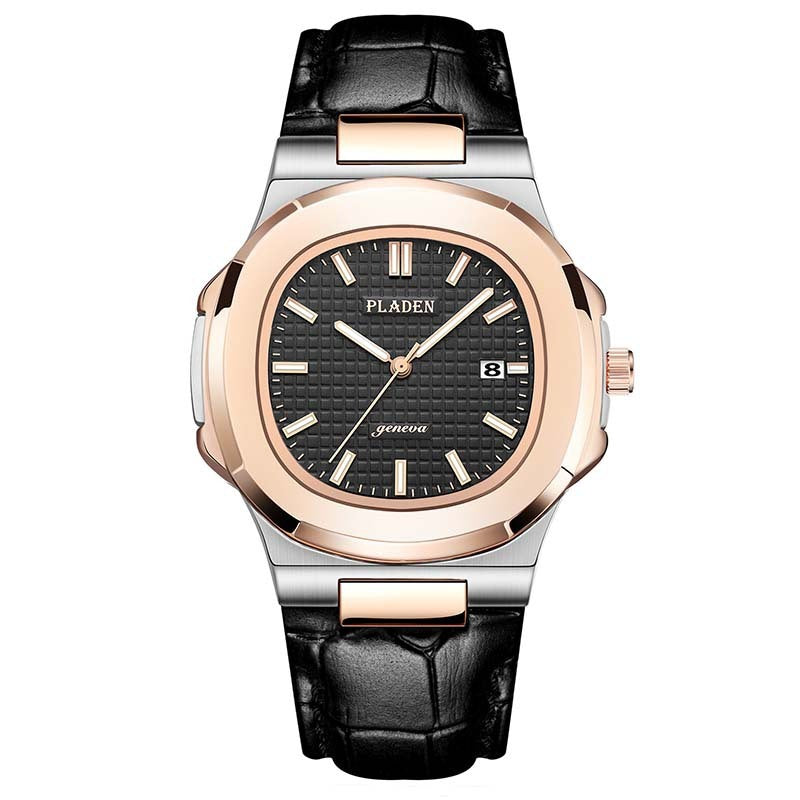 Classic Waterproof Quartz Watch – Stainless Steel, Elegant Design for Men