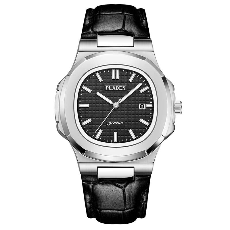Classic Waterproof Quartz Watch – Stainless Steel, Elegant Design for Men