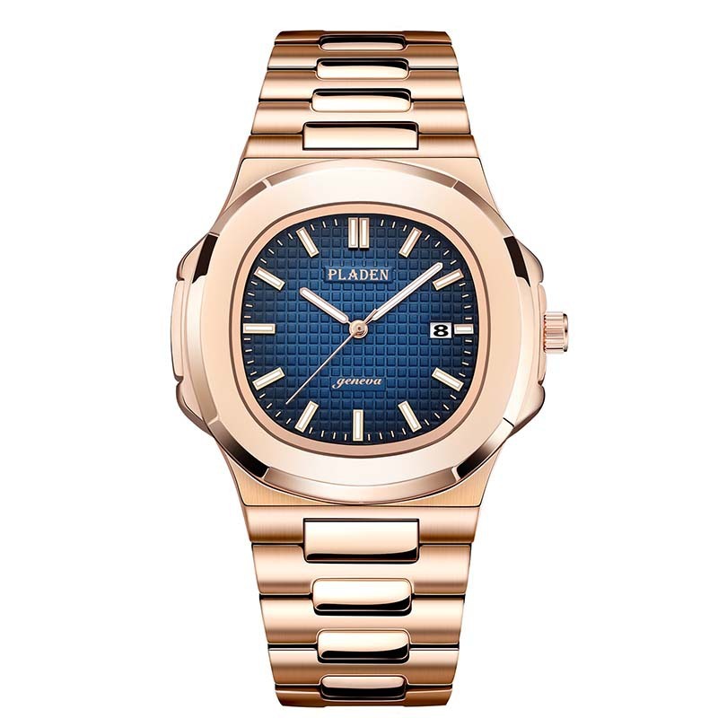 Classic Waterproof Quartz Watch – Stainless Steel, Elegant Design for Men