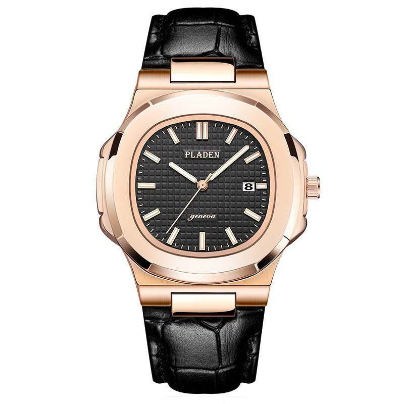 Classic Waterproof Quartz Watch – Stainless Steel, Elegant Design for Men