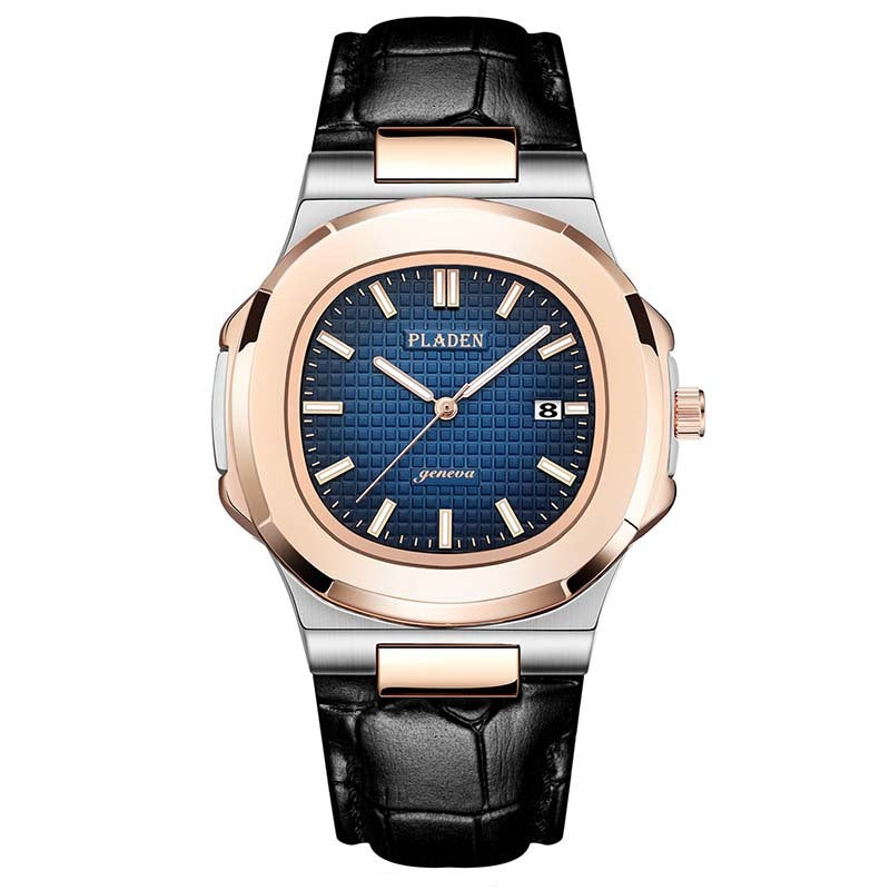 Classic Waterproof Quartz Watch – Stainless Steel, Elegant Design for Men