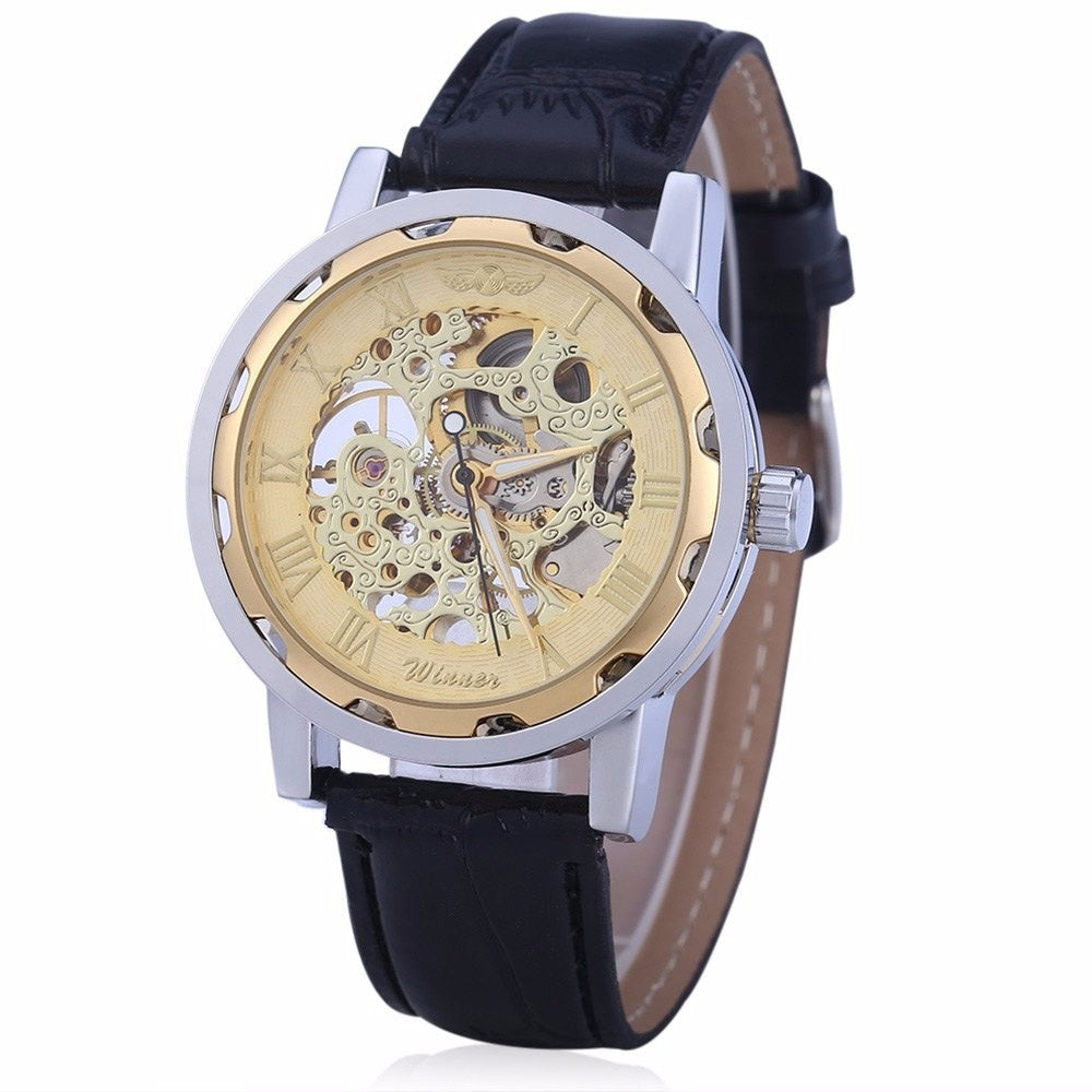 Retro Belt Manual Mechanical Watch