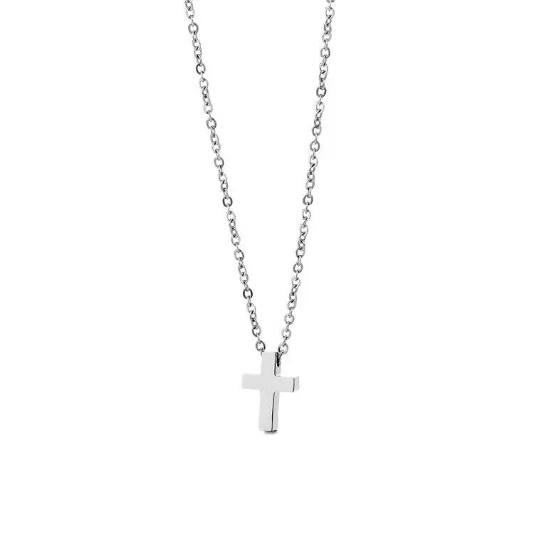 Classic Cross Pendant Female Simple Necklace